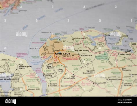 glen cove ny map.
